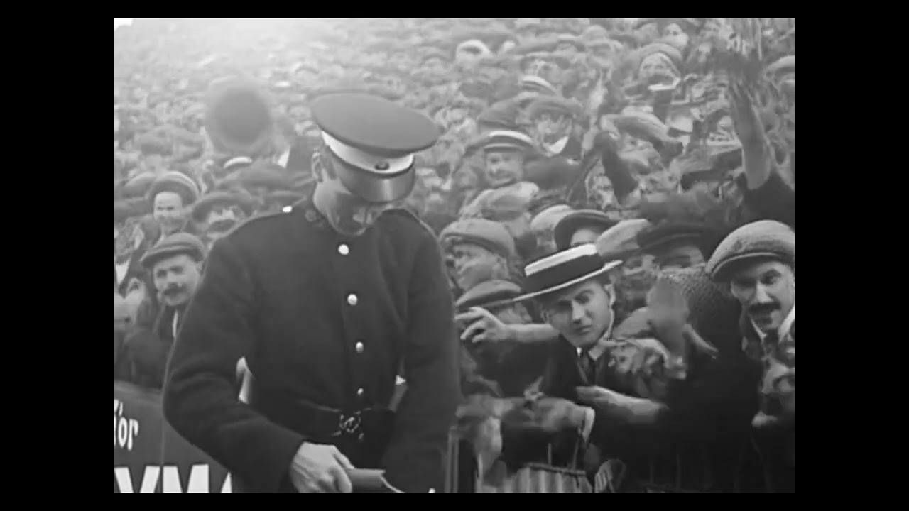 Manchester city  Hyde rd to Maine rd old pictures enhanced and with movement STUNNING