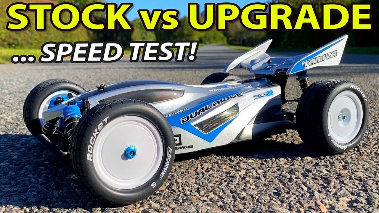 Tamiya TT-02B Dual Ridge 1/10 4WD Buggy: Stock versus Upgrade First Run & Speed Test!