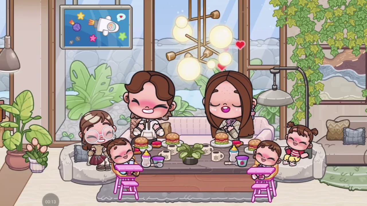 💦🩵Семейная рутина🎀🌸часть 1🍀💚