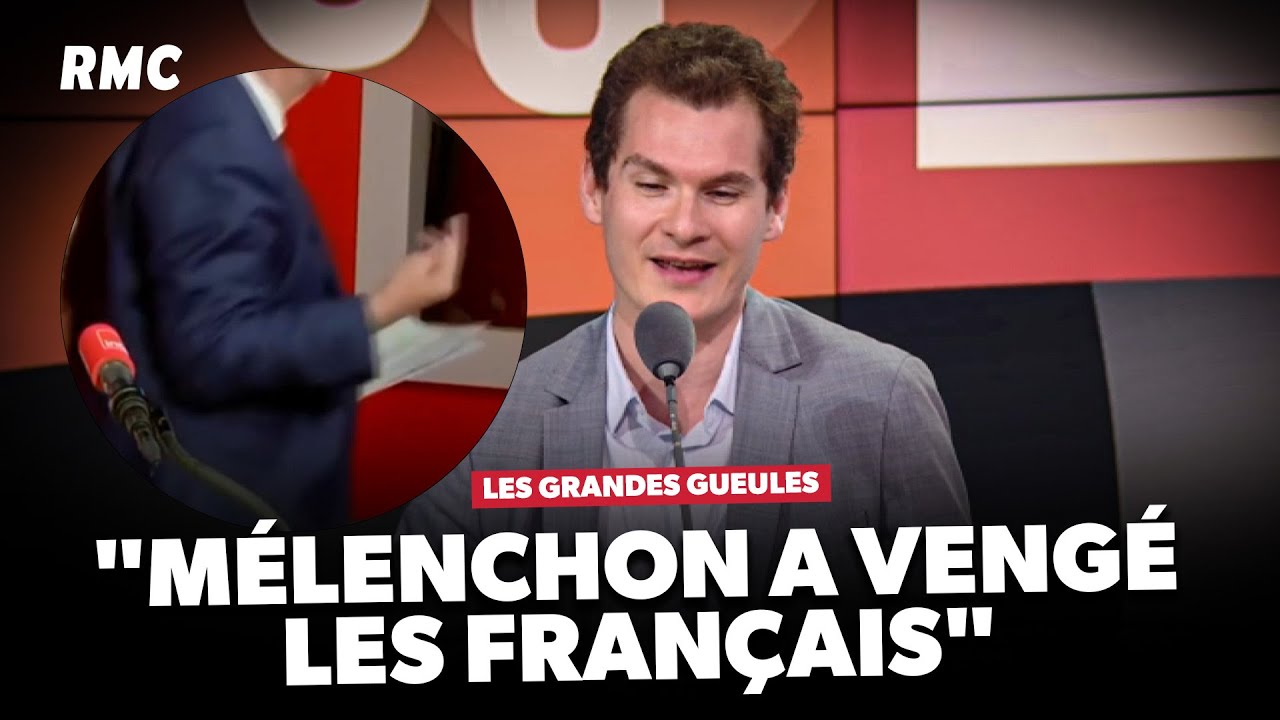 Doigt d'honneur de Mélenchon : 