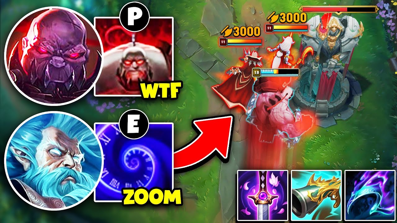 WE TURNED SION INTO A ONE SHOTTING ZOMBIE OF DEATH! (HILARIOUS BOT LANE COMBO)