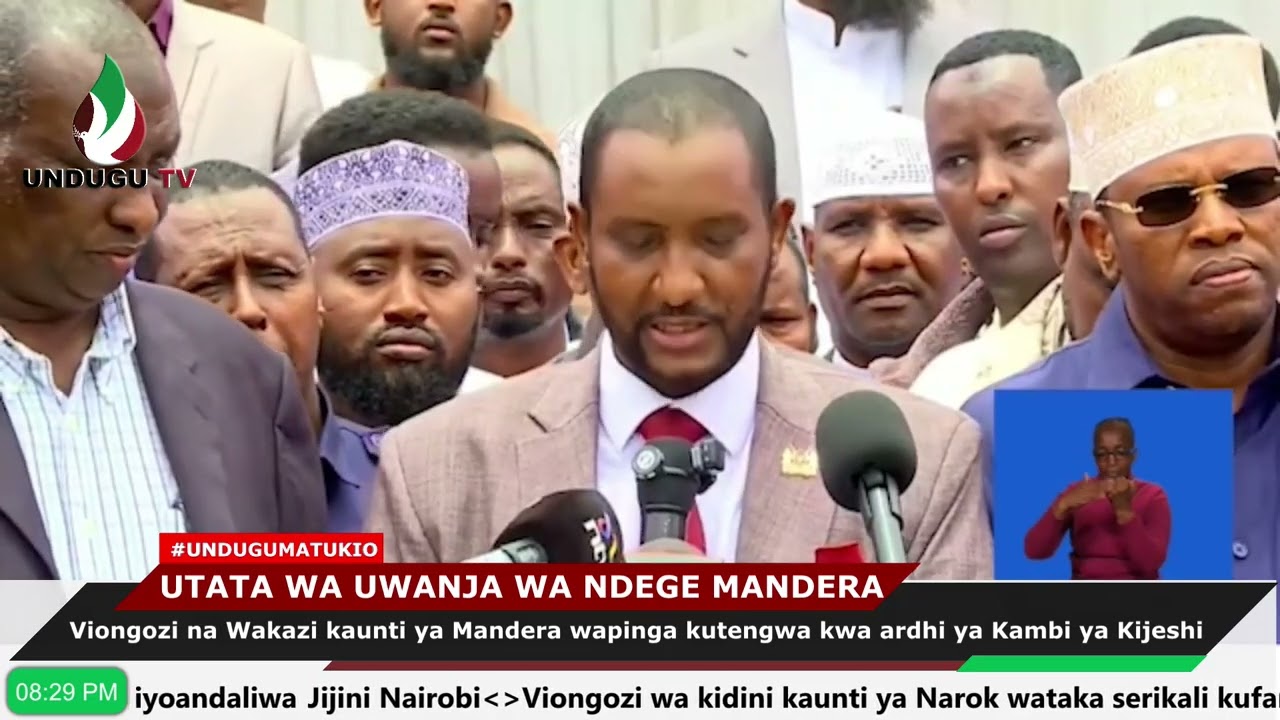 Viongozi na Wakazi Mandera wapinga kutengwa kwa ardhi ya Kambi ya Kijeshi