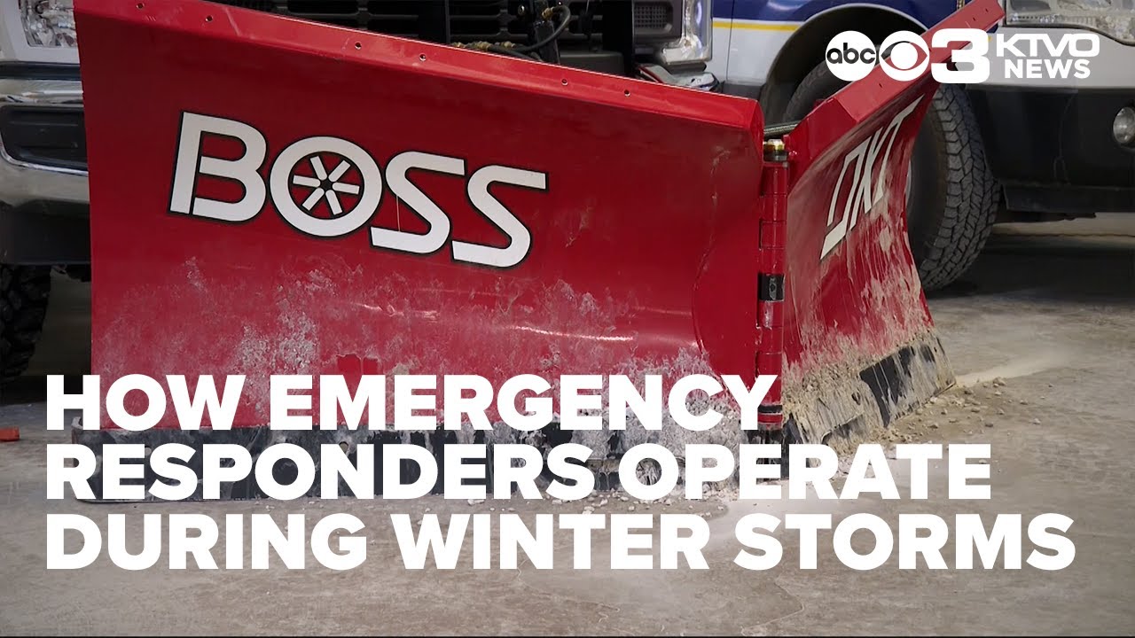 How emergency responders operate during winter storms