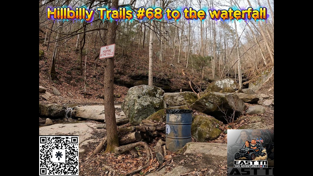 hillbilly trails # 68 to the waterfall from the coal piles/CF moto/#offroad #sxs