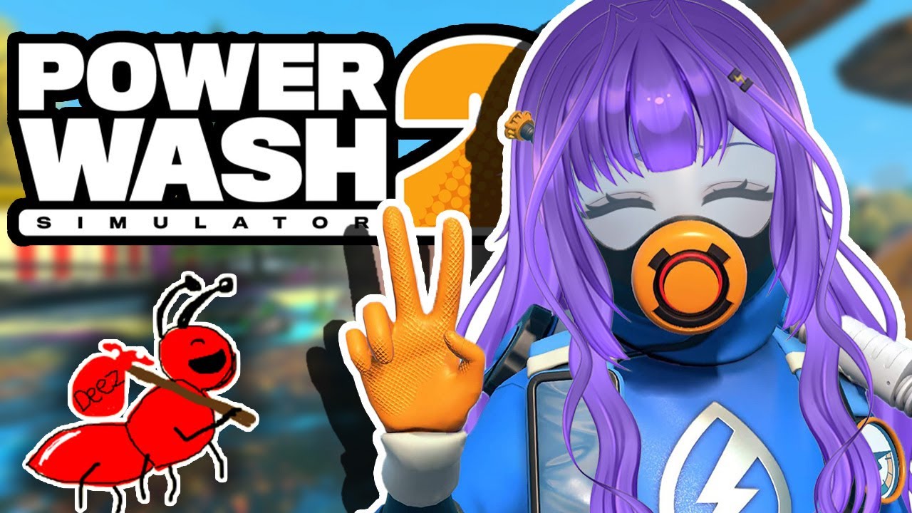 [Powerwash Sim 2] why is there an ant in my powerwash game? [Kaneko Mio]