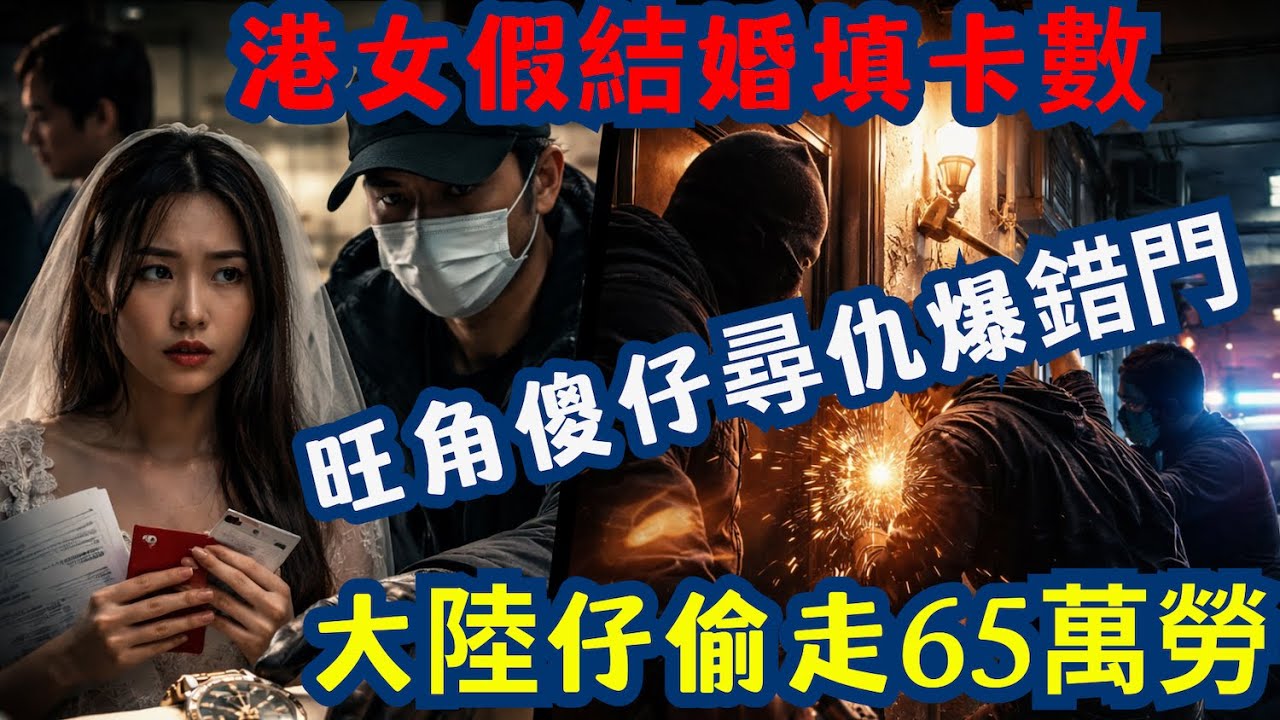 香港地下快錢世界🧨 女學生賣身份｜賊人搶名錶｜黑夜爆門 | 旺角眾惡煞持鐵筆鎚仔疑尋仇卻爆錯門 被街坊撞破四散 警拘一男 | 內地男扮客掠走65萬勞力士 | 假結婚填卡數 20歲港女扮嫁內地男取居港權