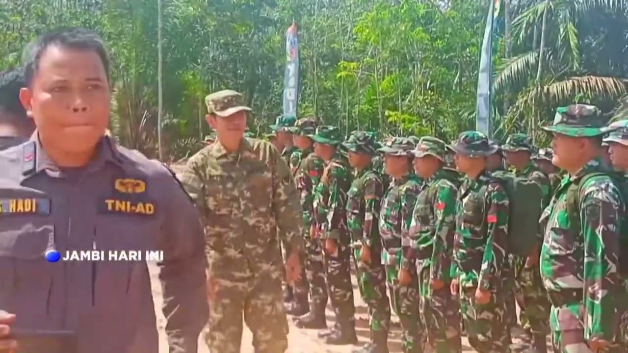 JAMBI HARI INI | Bupati Batang Hari Pimpin Apel Pembukaan TMMD Ke 127#TVRIJambi