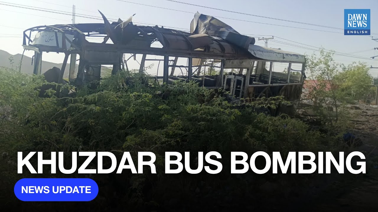 Khuzdar School Bus Blast Kills 3 Children | ISPR Accuses India of Terror Backing | DawnNews English