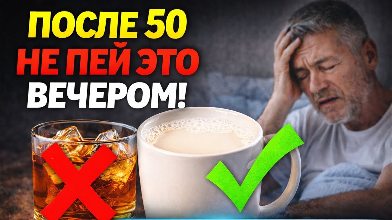 ПОСЛЕ 50 ЛЕТ ПЕРЕСТАНЬТЕ ПИТЬ ЭТО ВЕЧЕРОМ — СОН СТАНЕТ ЛУЧШЕ