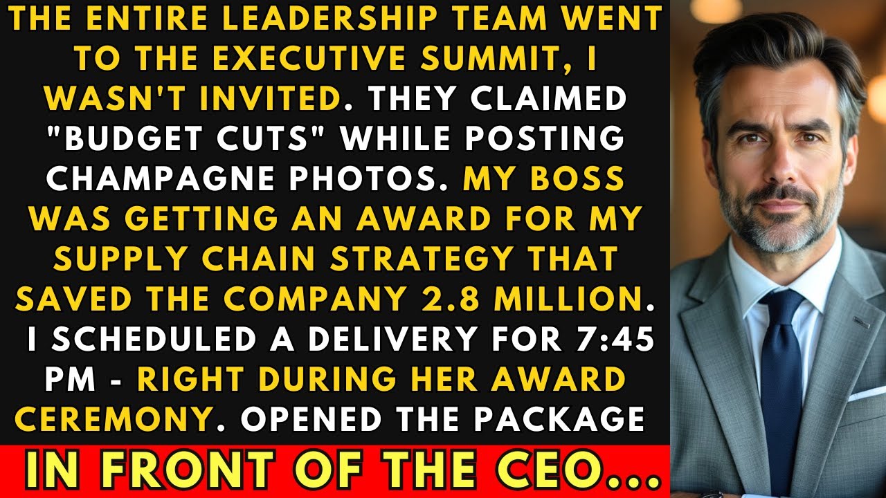 I Was Excluded From The Executive Summit - So I Sent A Package That Arrived During Her Award