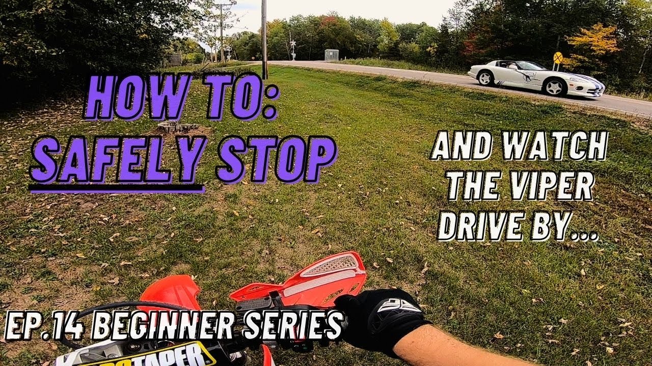 How To Stop A Dirt Bike With A Clutch WITHOUT Stalling [Ep14]