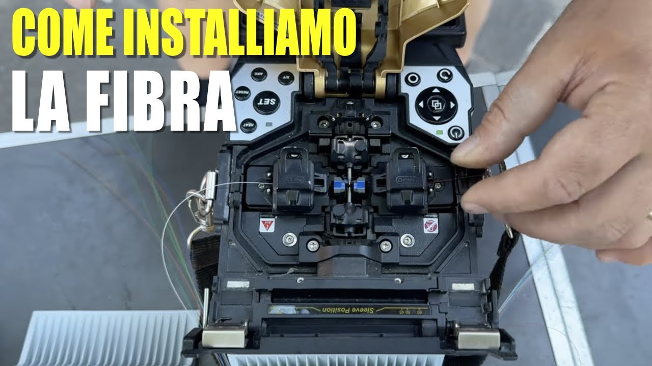 Come installiamo la fibra ottica FTTO in azienda, Speed Test da 1 Gbit/s simmetrico