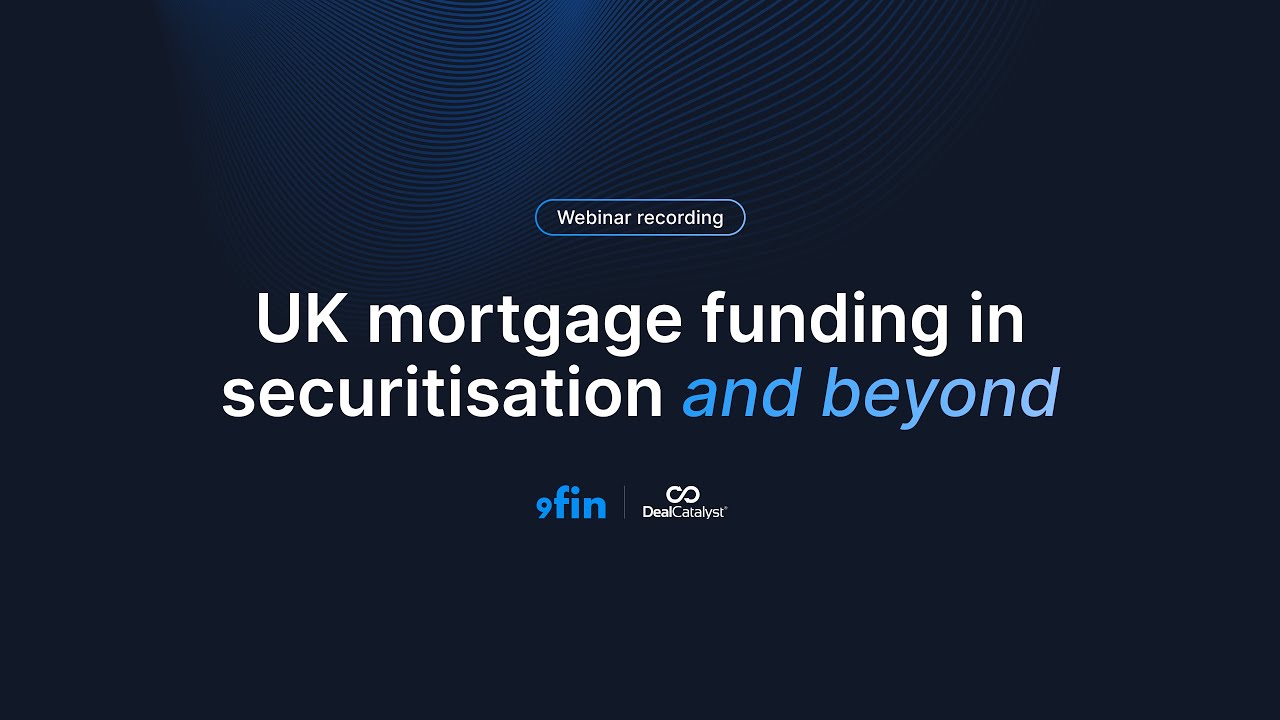 Webinar Replay — UK mortgage funding in securitisation and beyond