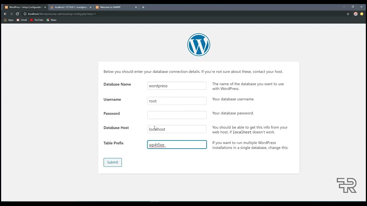 7  setup wordpress on local host   part 3 1080p