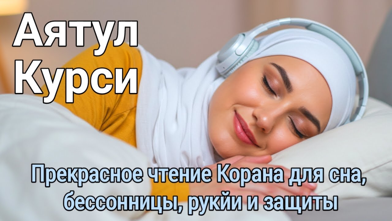 Аят аль-Курси 10 час повтор  для глубокого сна  и очищения от негатива