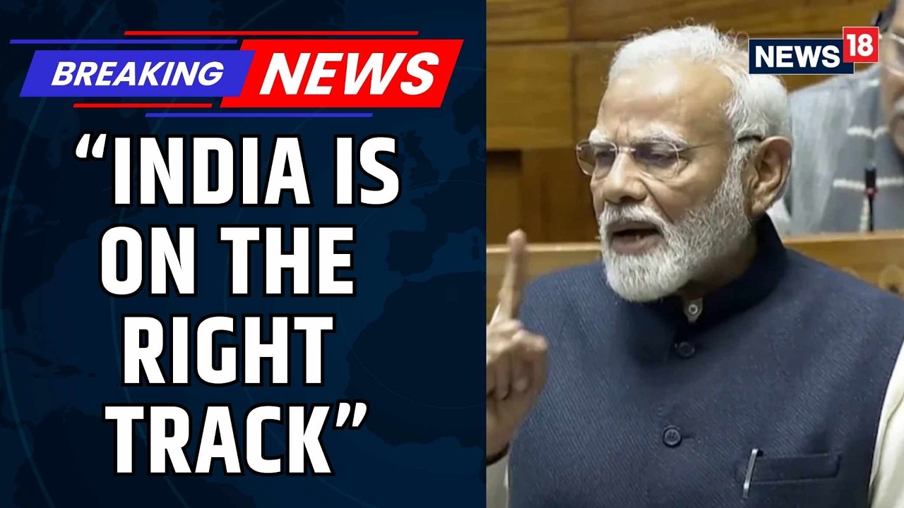 Everyone Sees Their Future In Bharat's Land, Says PM Modi In Rajya Sabha | Congress Vs BJP | News18