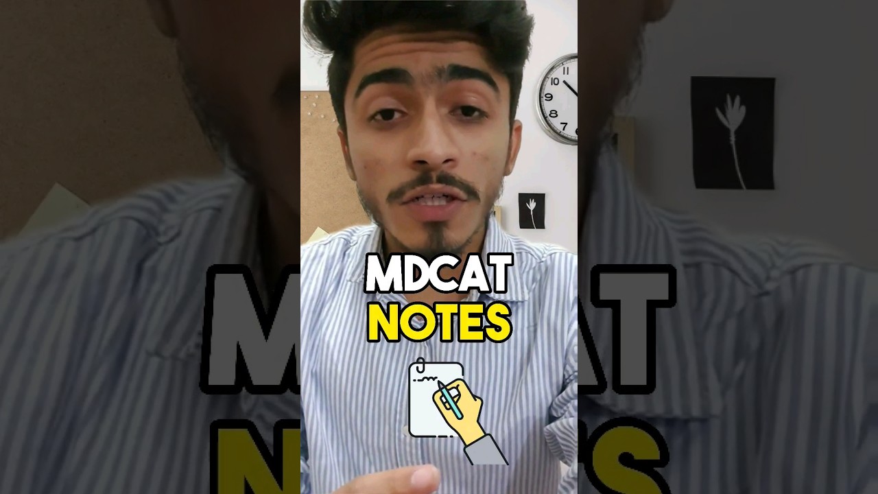 MDCAT TOP 0.1% NOTES!👨&zwj;⚕️📝