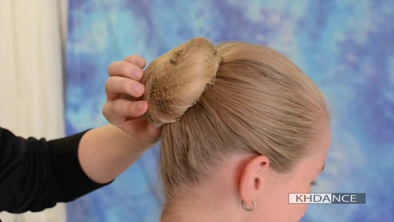 Ballet Bun With Thick Hair Tutorial  - Karin Hobby Dance Academy