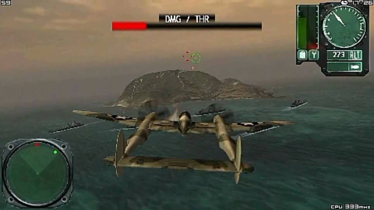 WWll Battle Over The Pacific PSP Gameplay