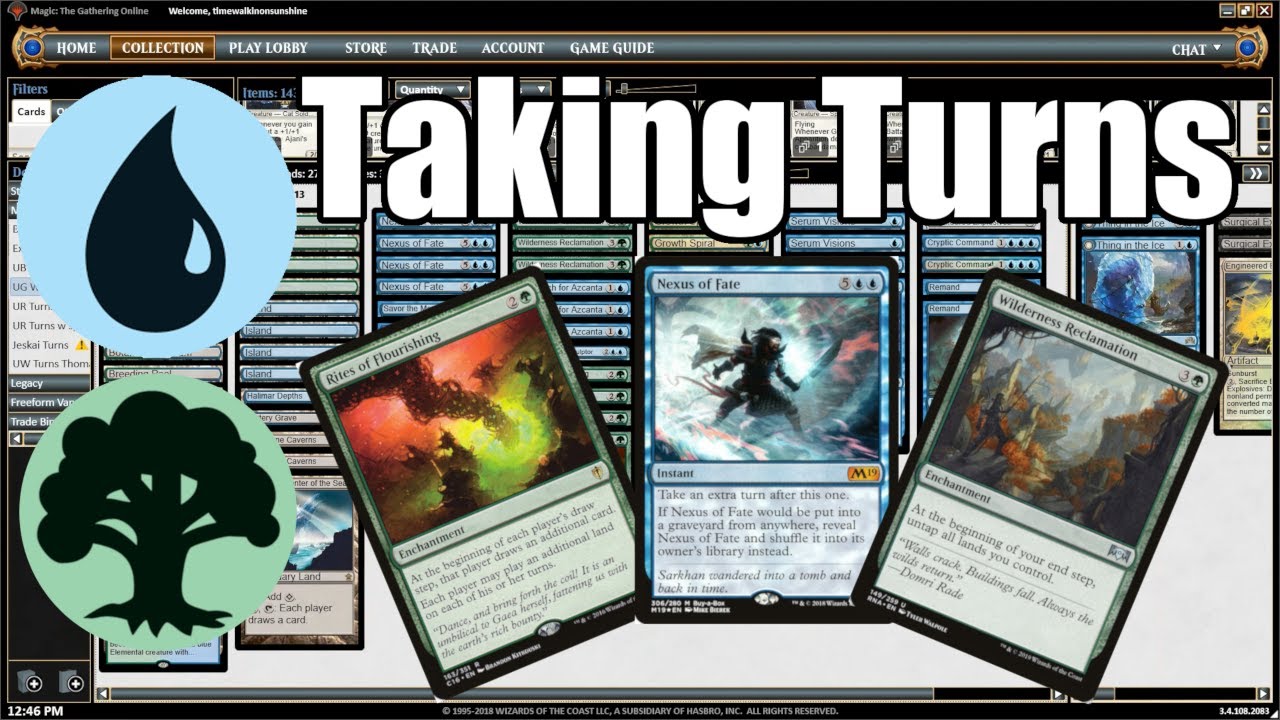 Blue Green Taking Turns - Competitive Modern League