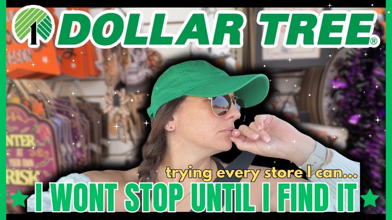 🎃 Охота за хэллоуинским декором в Dollar Tree | Объезжаю все магазины, пока НЕ НАЙДУ ИХ!