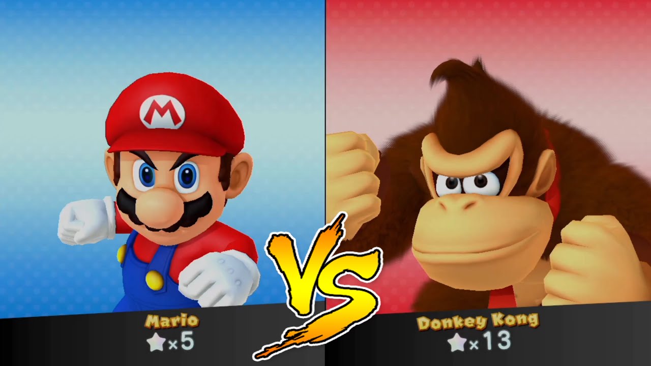 Mario Party 10 Solo 2 Player Mario vs Donkey Kong