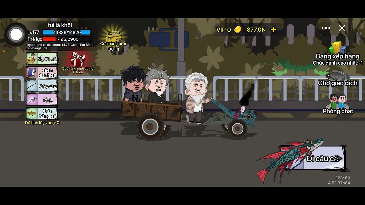 Tui có bộ 3 người có thể xài được chiêu lọ pháp của ông cương rồi lét gô