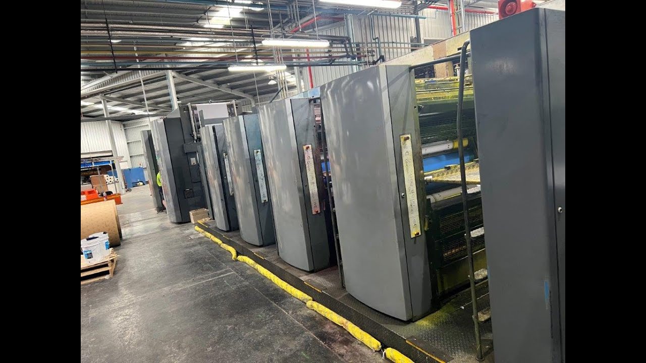 2001 Heidelberg M600 B24 (8) Unit Duplex Web Offset Presses + 2 x JF50  22.75” (578mm) Cutoff