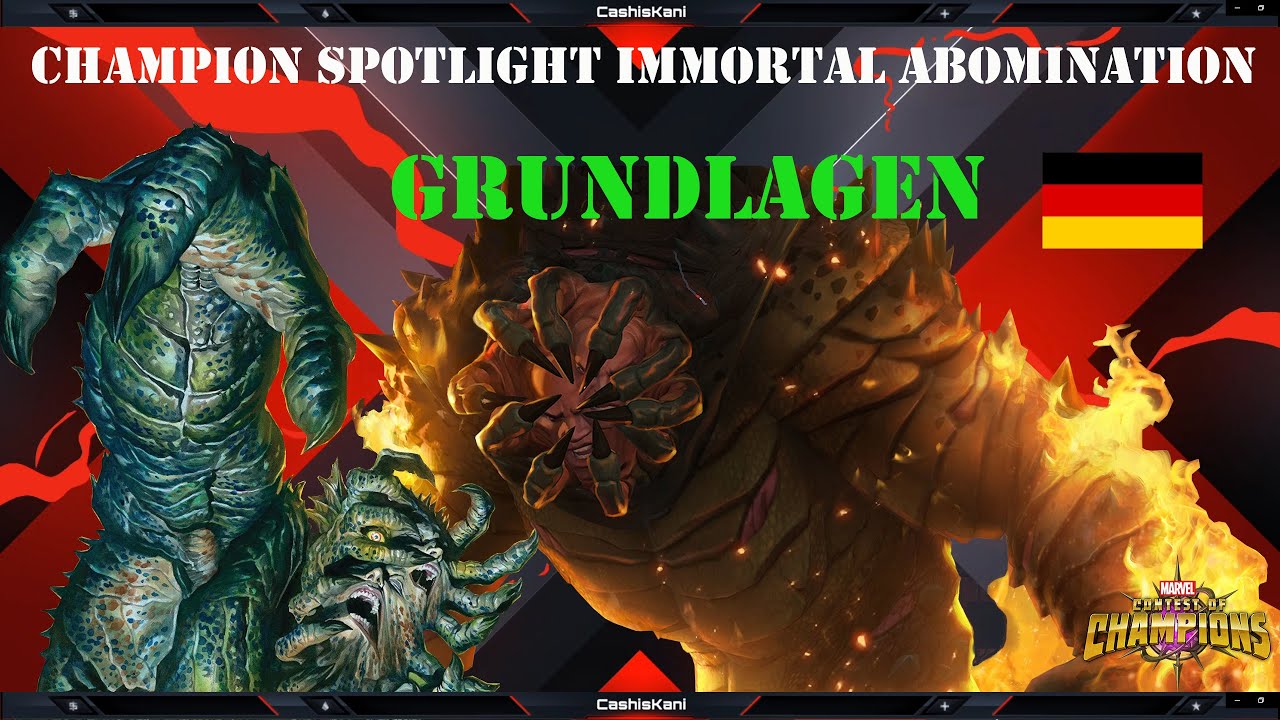 [MCOC] Champion Spotlight Immortal Abomination / Teil 1/2 DIE GRUNDLAGEN [Deutsch] [1440p]