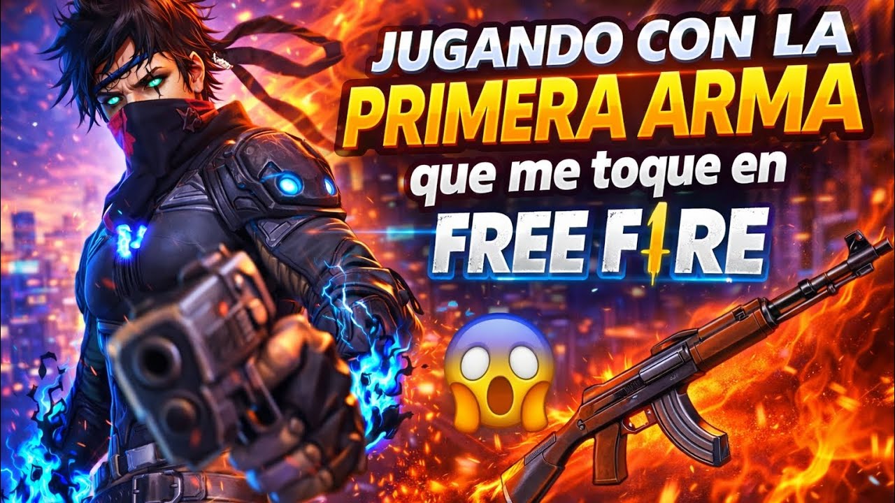🎯 Jugando con la PRIMERA ARMA que me toque en Free Fire 😱🔥
