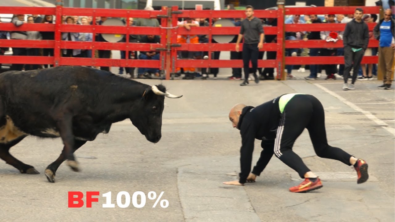 Se tira al suelo!! BF 100% en Villafranca