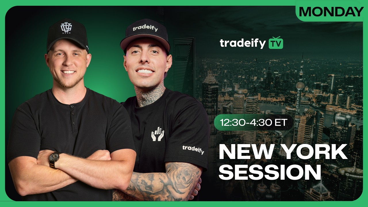 Afternoon Session! NEW YORK SESSION LIVE! | Tradeify TV | MONDAY 9/21/26