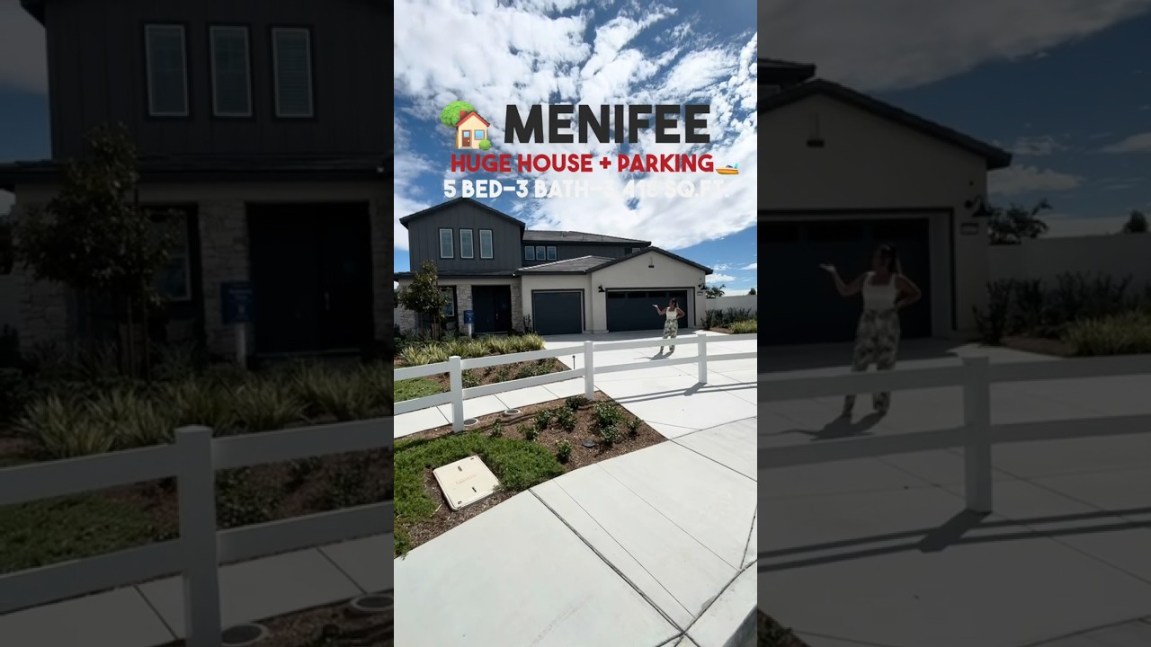 New Homes in Menifee with Boat Parking 🚤