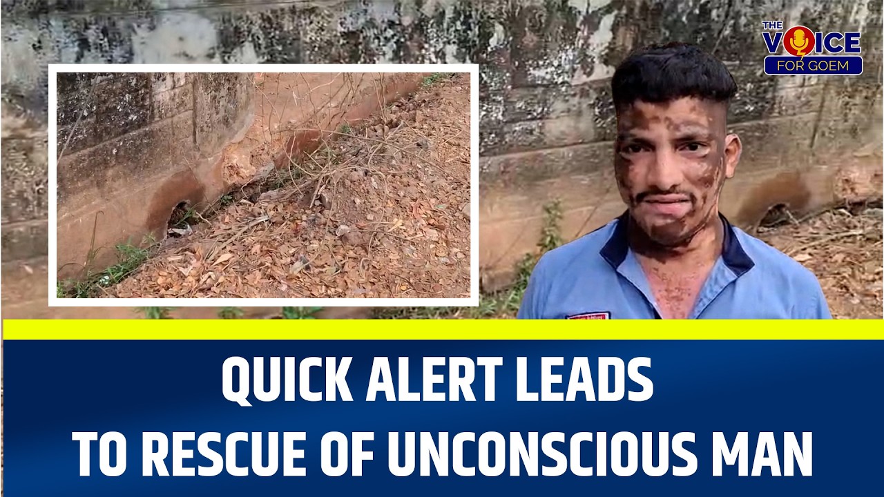 Quick alert leads to rescue of unconscious man