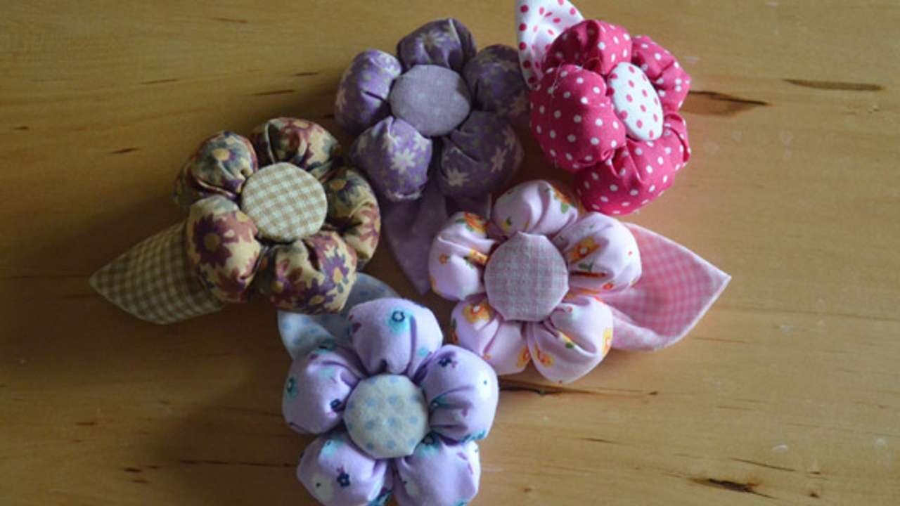 How To Make Stuffed Cloth Flowers - DIY Crafts Tutorial - Guidecentral