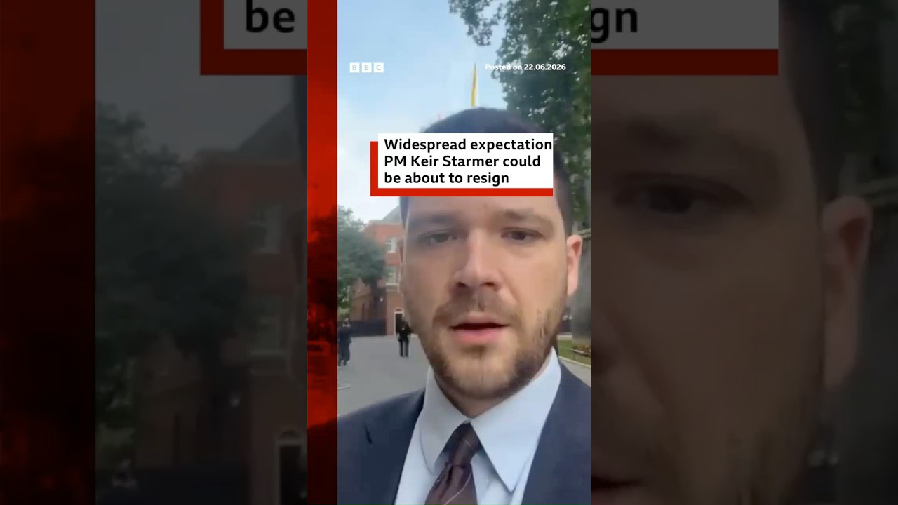 The signs are growing that UK PM Keir Starmer is due to set out a plan to stand down. #BBCNews