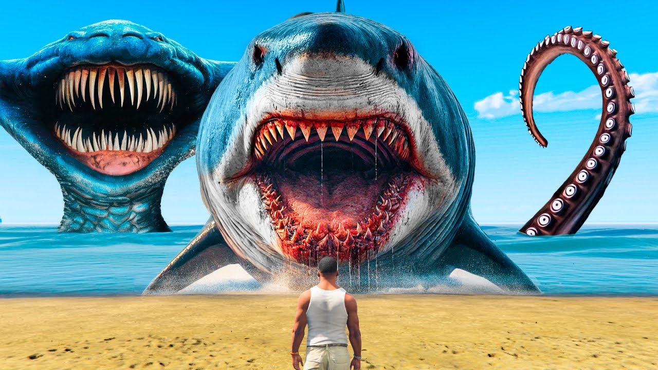 Encontr&eacute; ESTOS MONSTRUOS MARINOS en GTA 5... (Pel&iacute;cula)