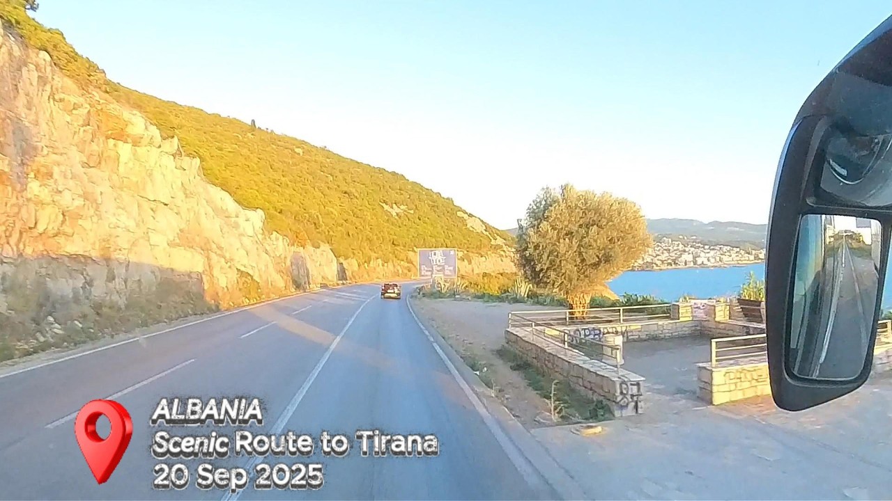 Scenic Road to Tirana Albania