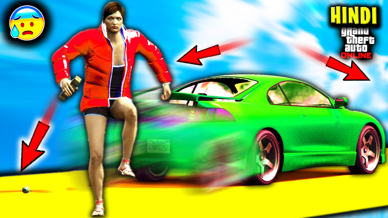 GTA 5 : Funniest Parkour Race | GTA 5 Hindi Funny Moments QuasarGames