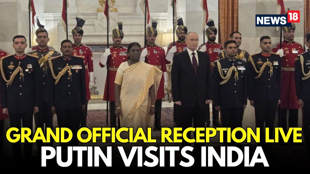 Putin in India LIVE | Grand Official Reception | Historic Diplomatic Visit | India-Russia Ties