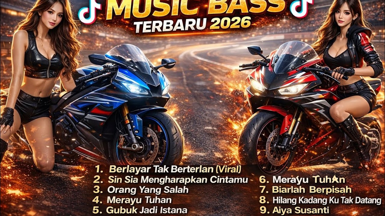 DJ SLOW BASS TERBARU 2026 | DJ VIRAL TIK TOK FULL BASS 🎵 DJ KU BERLAYAR TAK BERTEPIAN  | FULL  ALBUM