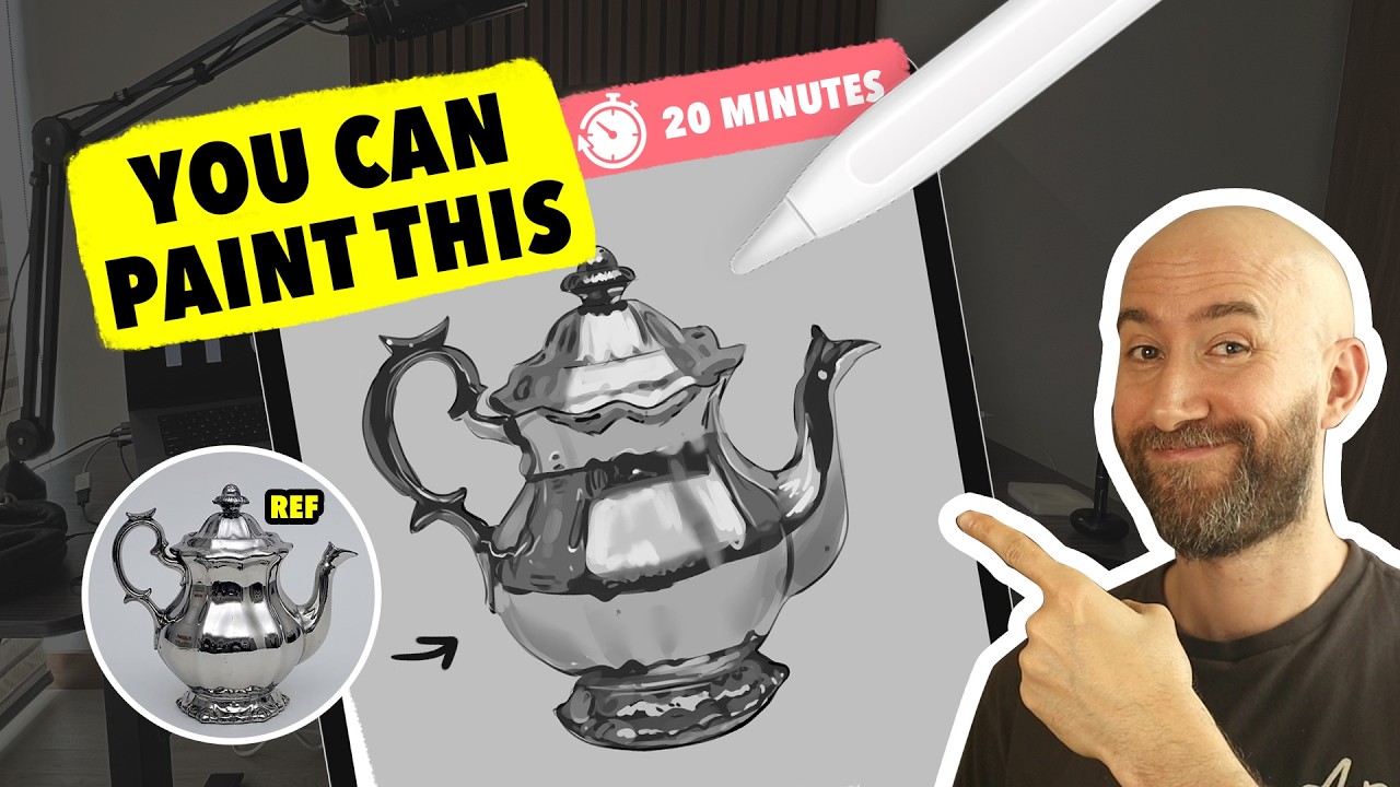How to Paint METAL in 3 Steps