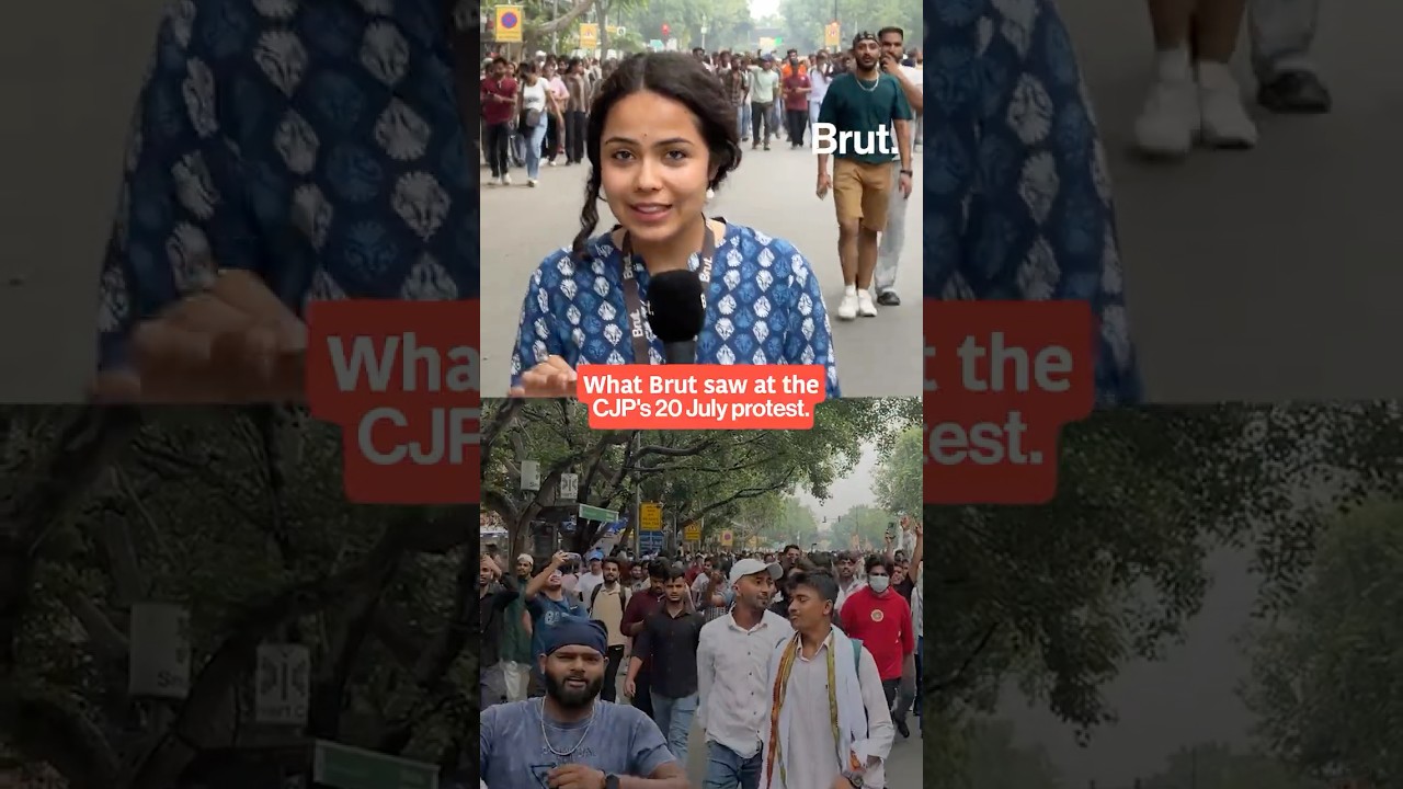 Brut was on the ground before the march to Parliament began. Here's what we saw at 10:30 AM...