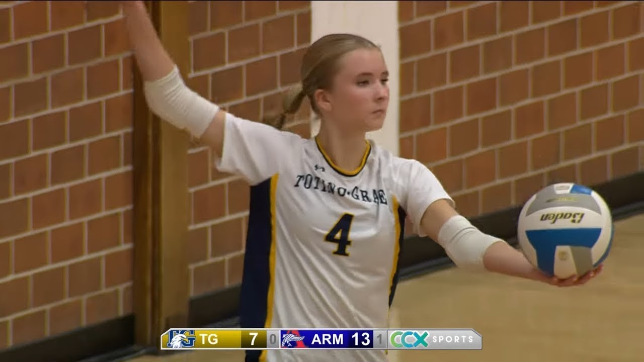 Totino-Grace vs. Armstrong High School Girls Volleyball