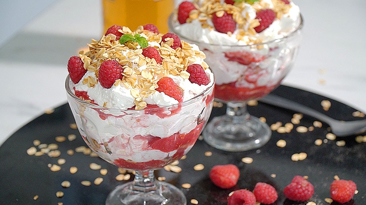 SCOTTISH Cranachan Traditional Dessert