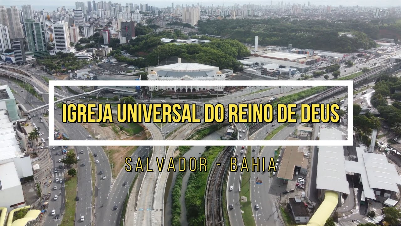 Sobrevoando com o Drone DJI Mavic Air 2 a Igreja Universal do Reino de Deus, Pituba, Salvador-Bahia.