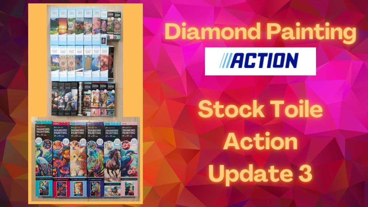 Diamond painting - mon stock DP Action update 3