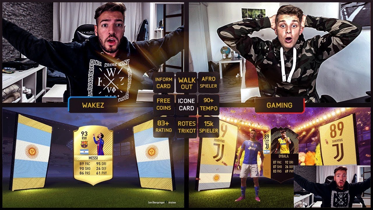 FIFA 18: OMG! WALKOUT im PACK OPENING BATTLE 🤑😍🔥 FifaGaming vs Wakez Ultimate Team