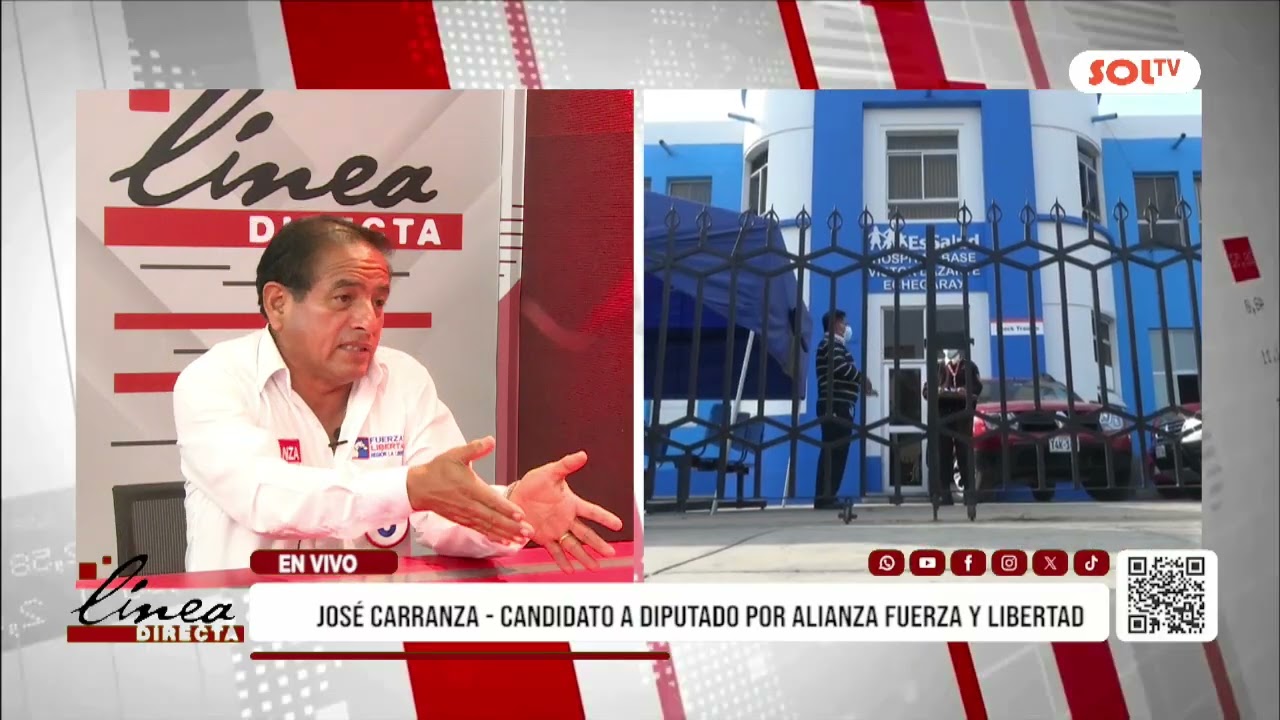 José Luis Carranza advierte sobre copamiento político y crisis del sistema de salud