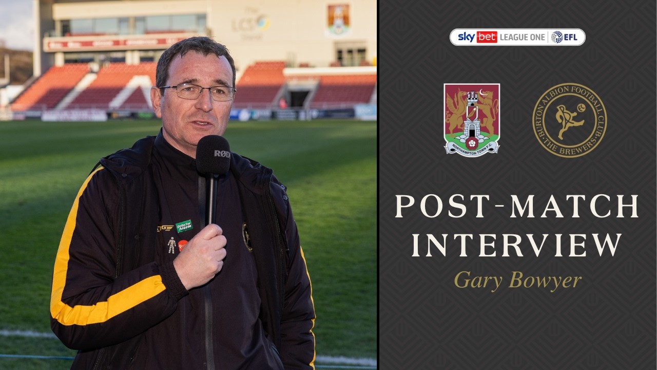 Post-Match | Gary Bowyer after Northampton Town